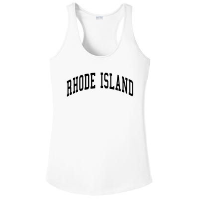 Rhode Island Throwback Design Classic Ladies PosiCharge Competitor Racerback Tank