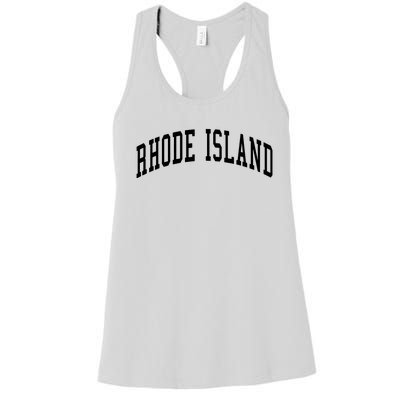 Rhode Island Throwback Design Classic Women's Racerback Tank