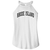 Rhode Island Throwback Design Classic Women's Perfect Tri Rocker Tank