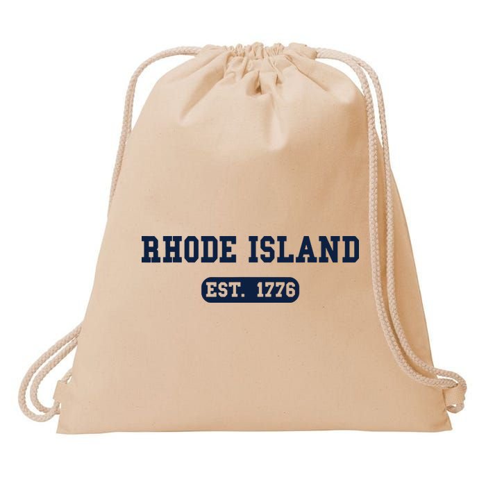 Rhode Island Throwback Design Classic Drawstring Bag