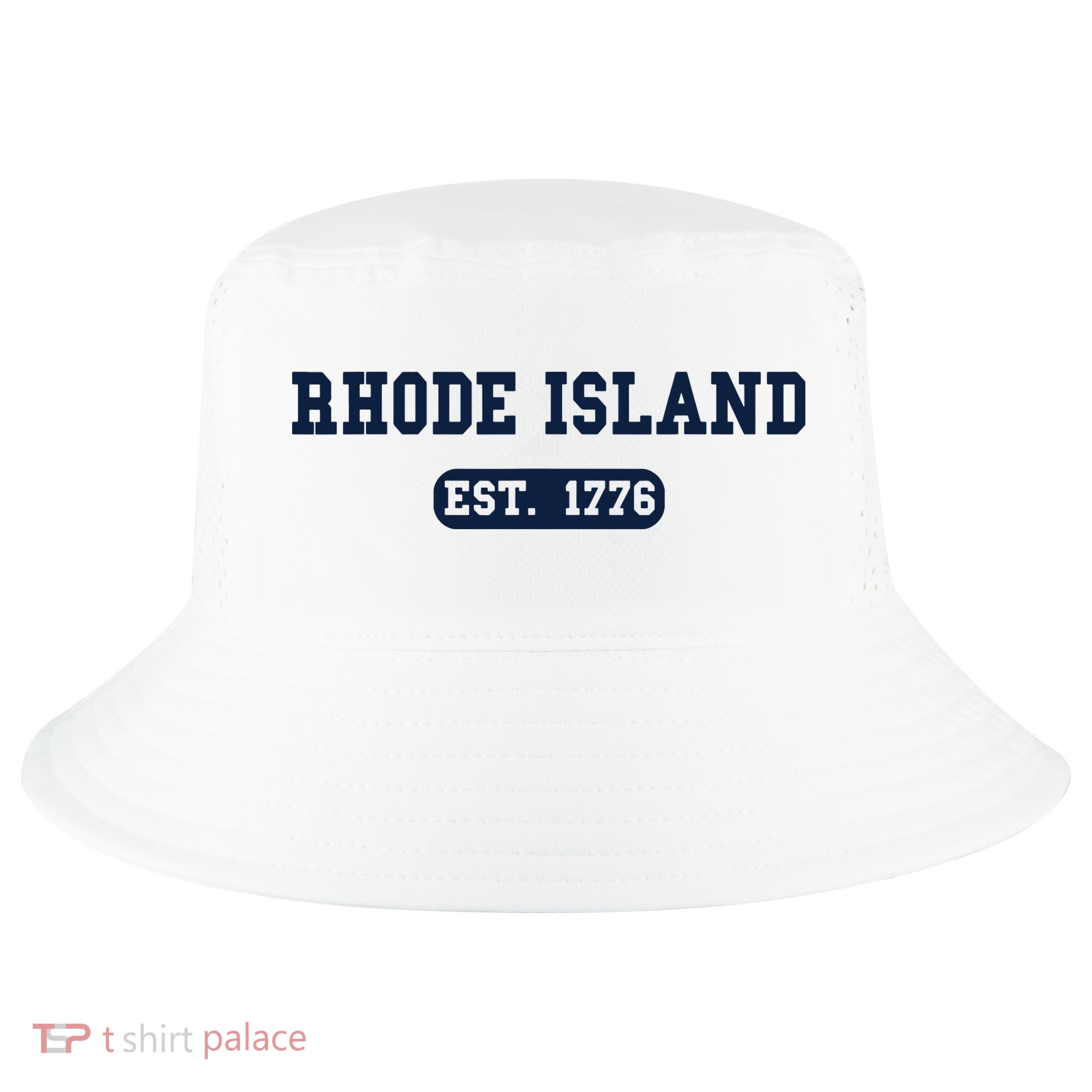 Rhode Island Throwback Design Classic Cool Comfort Performance Bucket Hat