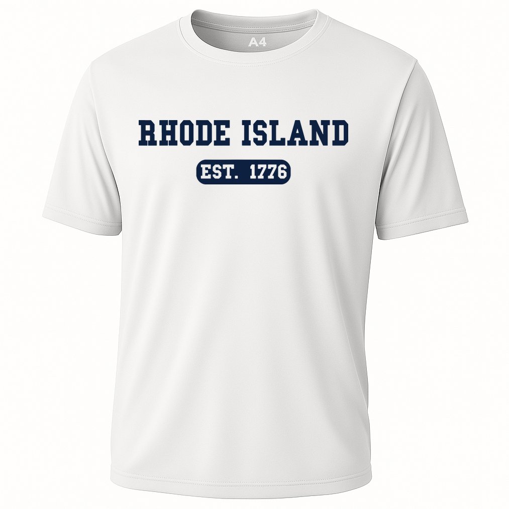 Rhode Island Throwback Design Classic Performance Shirt