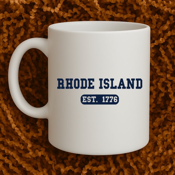 Rhode Island Throwback Design Classic Mug