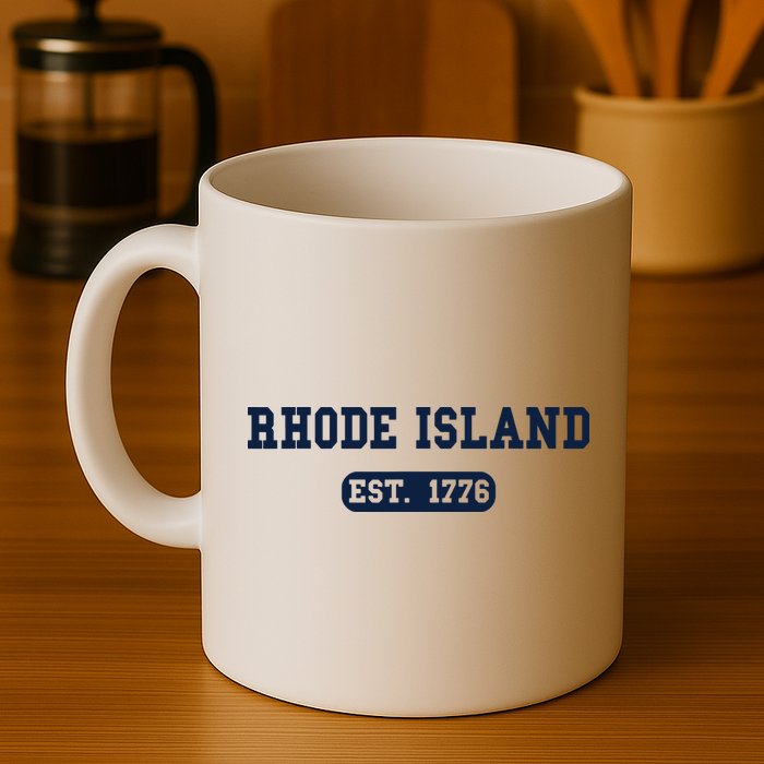 Rhode Island Throwback Design Classic Mug