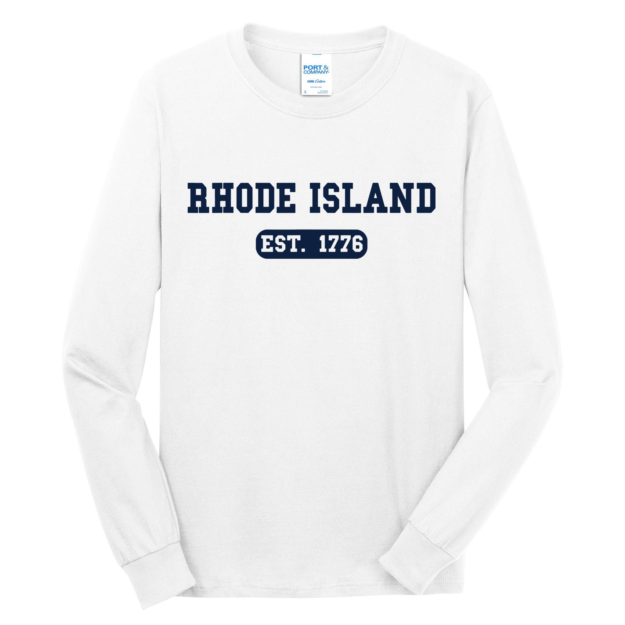 Rhode Island Throwback Design Classic Tall Long Sleeve T-Shirt