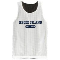 Rhode Island Throwback Design Classic Mesh Reversible Basketball Jersey Tank