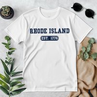 Rhode Island Throwback Design Classic Premium T-Shirt