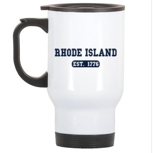 Rhode Island Throwback Design Classic Stainless Steel Travel Mug