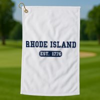 Rhode Island Throwback Design Classic Golf Towel