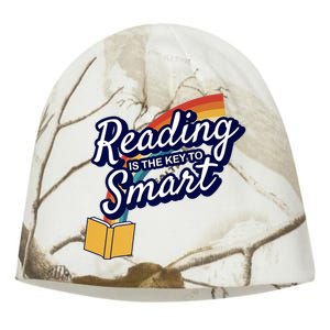 Reading Is The Key To Smart Kati - Camo Knit Beanie