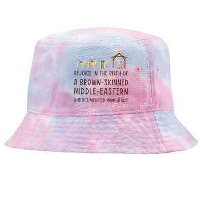 Rejoice In The Birth Of A Brown Skinned Middle Eastern Tie-Dyed Bucket Hat