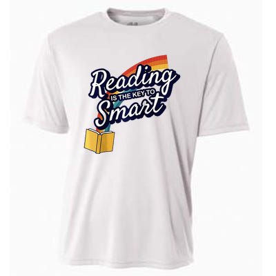 Reading Is The Key To Smart Raglan Baseball Cooling Performance Crew T-Shirt