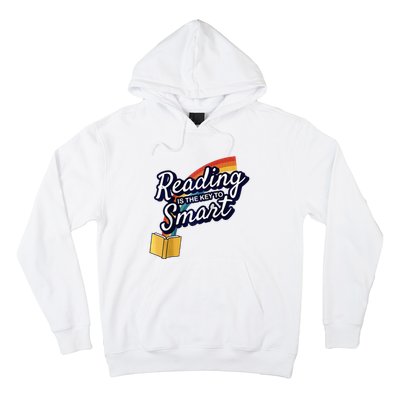 Reading Is The Key To Smart Raglan Baseball Hoodie