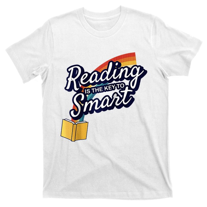 Reading Is The Key To Smart Raglan Baseball T-Shirt