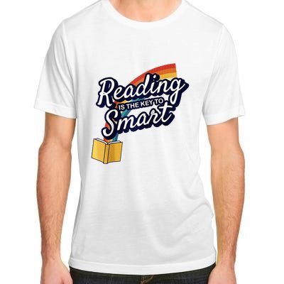 Reading Is The Key To Smart Raglan Baseball Adult ChromaSoft Performance T-Shirt