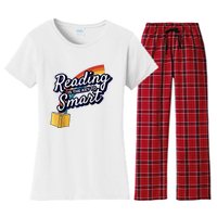 Reading Is The Key To Smart Raglan Baseball Women's Flannel Pajama Set