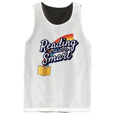 Reading Is The Key To Smart Raglan Baseball Mesh Reversible Basketball Jersey Tank