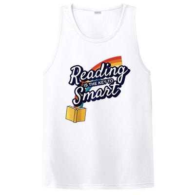 Reading Is The Key To Smart Raglan Baseball PosiCharge Competitor Tank