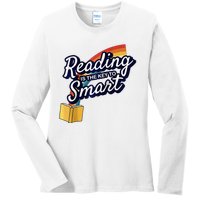 Reading Is The Key To Smart Raglan Baseball Ladies Long Sleeve Shirt