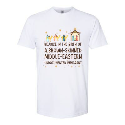 Rejoice In The Birth Of A Brownskinned Middleeastern Softstyle CVC T-Shirt