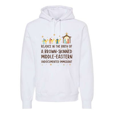 Rejoice In The Birth Of A Brownskinned Middleeastern Premium Hoodie