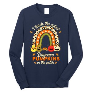 Rainbow I Teach The Cutest Pumpkins In The Patch Fall Season Long Sleeve Shirt