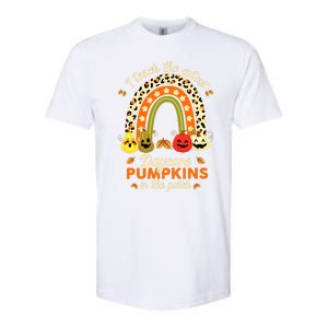 Rainbow I Teach The Cutest Pumpkins In The Patch Fall Season Softstyle CVC T-Shirt