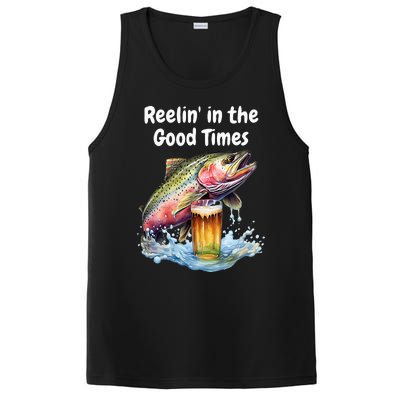 Reelin In The Good Times A Unique Fish & Beer Design PosiCharge Competitor Tank