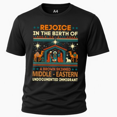 Rejoice In The Birth Of A Brown Skinned Middle Eastern Jesus Performance Shirt