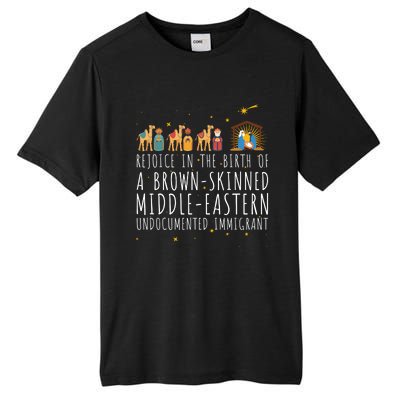 Rejoice In The Birth Of A Brown Skinned Middle Eastern Tall Fusion ChromaSoft Performance T-Shirt