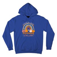 Rainbow I Teach The Cutest Pumpkins In The Patch Fall Season Gift Hoodie