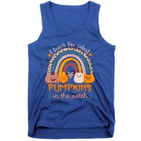 Rainbow I Teach The Cutest Pumpkins In The Patch Fall Season Gift Tank Top