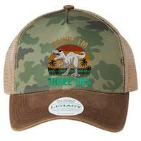 Rawr I'm Three Rex 3rd Birthday T-rex Dinosaur 3 Years Old Legacy Tie Dye Trucker Hat
