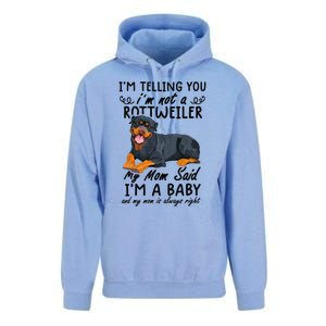 rottweiler I'm Telling You I'm Not A rottweiler Unisex Surf Hoodie