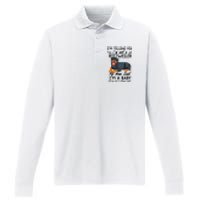 rottweiler I'm Telling You I'm Not A rottweiler Performance Long Sleeve Polo