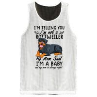 rottweiler I'm Telling You I'm Not A rottweiler Mesh Reversible Basketball Jersey Tank