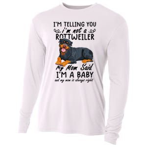 rottweiler I'm Telling You I'm Not A rottweiler Cooling Performance Long Sleeve Crew