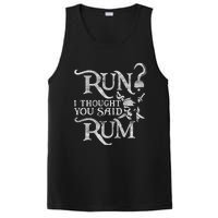 Run I Thought You Said Rum Funny Pirate Running Wine Lover PosiCharge Competitor Tank