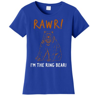 Rawr! Im The Ring Bear Boy Ring Bearer Women's T-Shirt