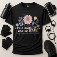 Retro I Teach Tiny Humans About Jesus Christian Teacher Performance Shirt