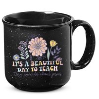 Retro I Teach Tiny Humans About Jesus Christian Teacher 15oz Campfire Ceramic Mug