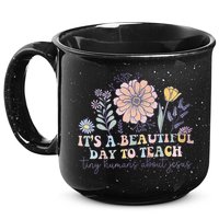 Retro I Teach Tiny Humans About Jesus Christian Teacher 15oz Campfire Ceramic Mug