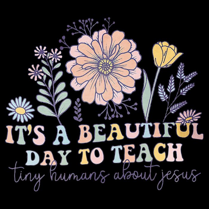 Retro I Teach Tiny Humans About Jesus Christian Teacher 16 in Basic Backpack