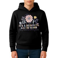 Retro I Teach Tiny Humans About Jesus Christian Teacher Kids Hoodie