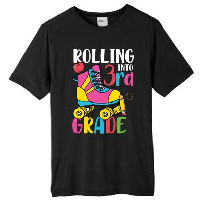 Rolling Into Third Grade Cute 3Rd Grade Cute Gift Tall Fusion ChromaSoft Performance T-Shirt