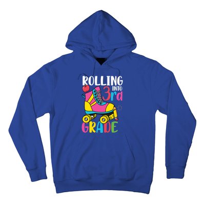 Rolling Into Third Grade Cute 3Rd Grade Cute Gift Hoodie