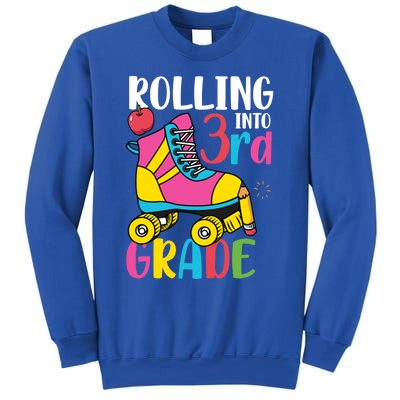 Rolling Into Third Grade Cute 3Rd Grade Cute Gift Sweatshirt