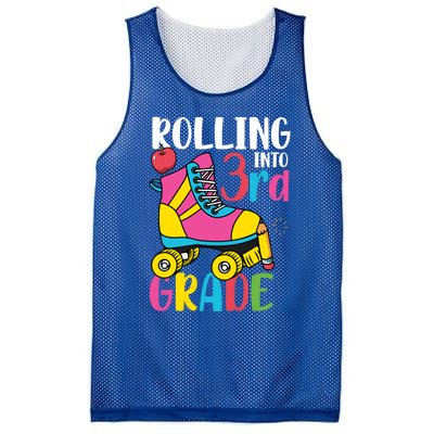 Rolling Into Third Grade Cute 3Rd Grade Cute Gift Mesh Reversible Basketball Jersey Tank