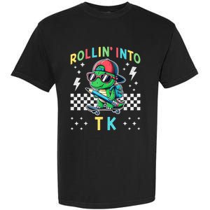 Rollin Into Tk Dinosaur First Day Of Tk I’M Ready For Tk Garment-Dyed Heavyweight T-Shirt