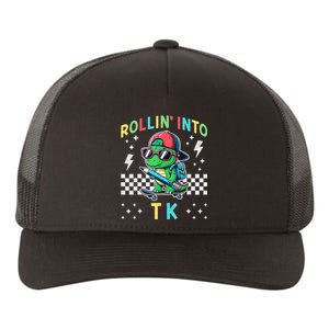 Rollin Into Tk Dinosaur First Day Of Tk I’M Ready For Tk Yupoong Adult 5-Panel Trucker Hat